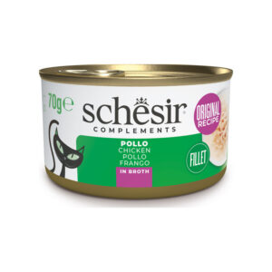 Schesir Gatto - Complements Filetti di Pollo in Brodo 70 g
