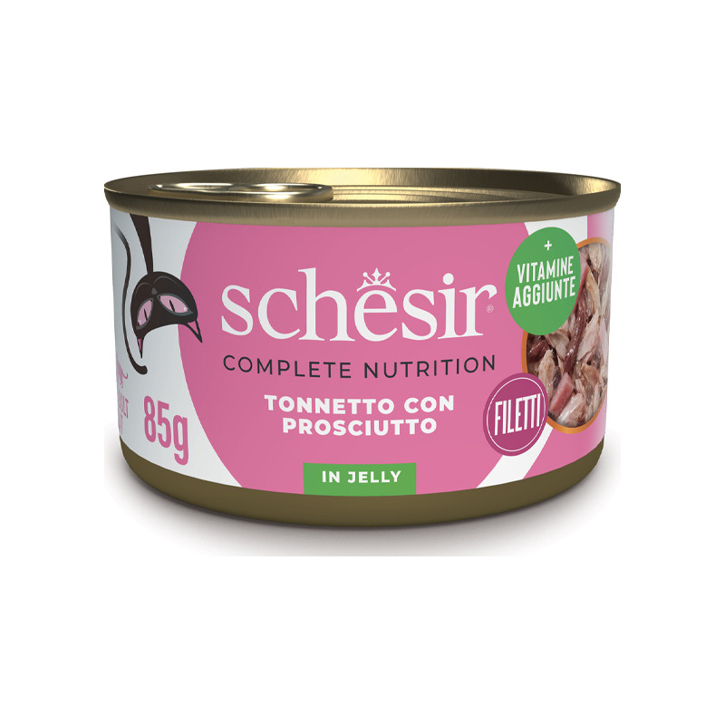 Schesir - Complete Nutrition Tonnetto e prosciutto in Gelatina 85 g