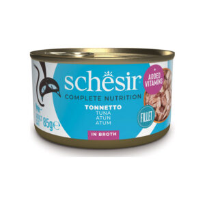 Schesir - Complete Nutrition Tonnetto al naturale in Brodo 85 g
