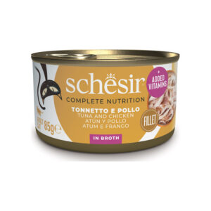 Schesir - Complete Nutrition Tonnetto Con Pollo e Riso in Brodo 85 g