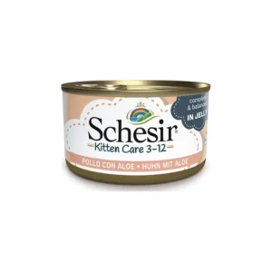 Schesir - Kitten Filetti di Pollo con Aloe in Gelatina 85 g