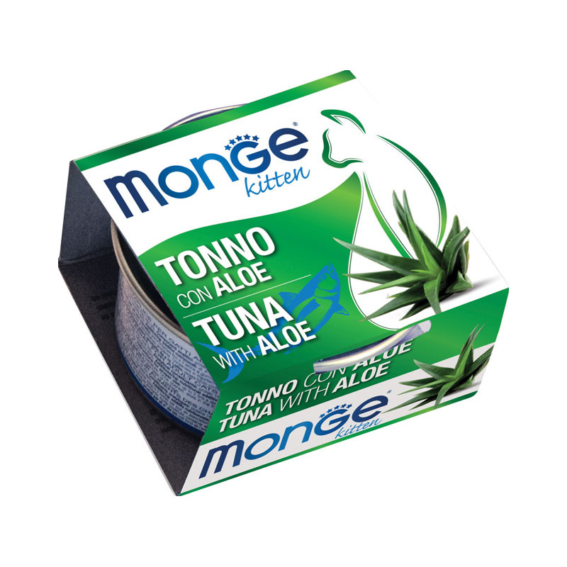 Monge - Natural Superpremium Fruits Kitten con Tonno e Aloe 80 g