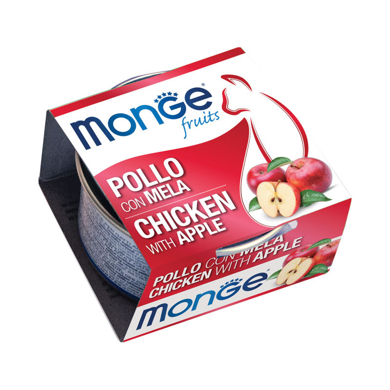 Monge - Natural Superpremium Fruits Pollo con Mela 80 g