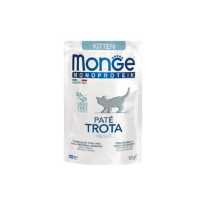 Monge - Natural Superpremium Monoprotein Kitten Trota 85 g