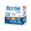 Monge - Grill Sterilised Multibox Mix Vitello - Galletto - Trota 12 x 85 g