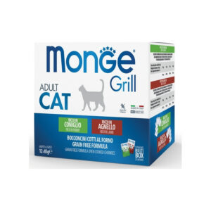 Monge - Grill Adult Multibox Mix Coniglio - Agnello 12 x 85 g