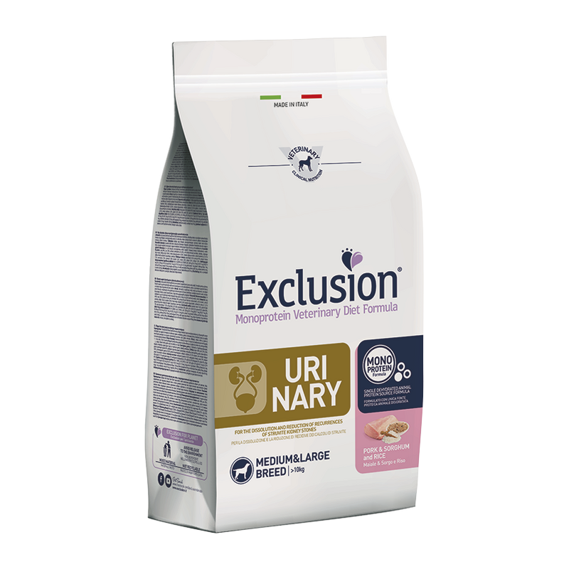 Exclusion - Diet Urinary con Maiale, Sorgo e Riso