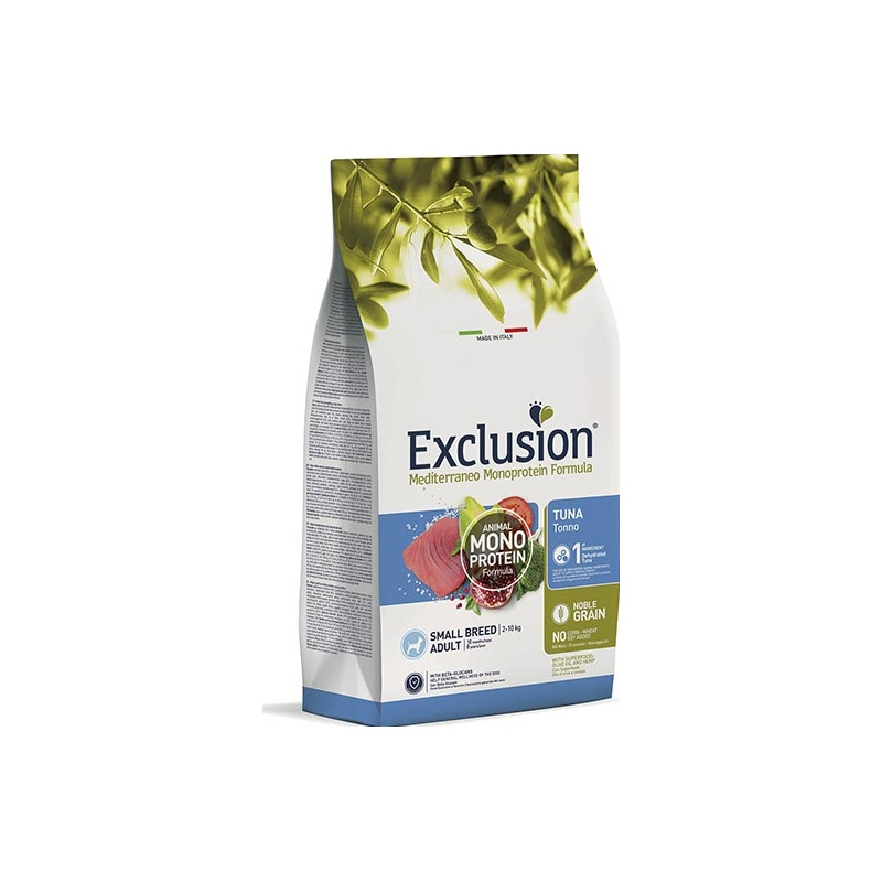 Exclusion - Mediterraneo Monoprotein Adult Small Breed con Tonno