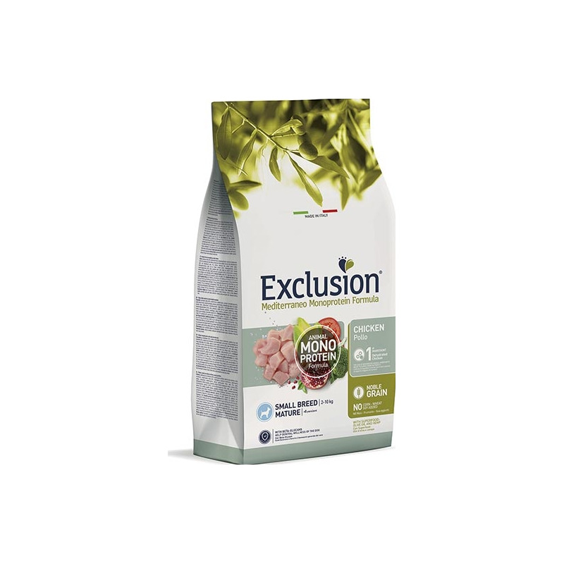 Exclusion - Mediterraneo Monoprotein Mature Small Breed con Pollo 2 Kg