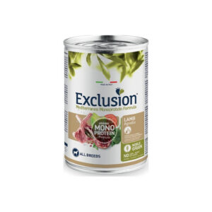 Exclusion - Mediterraneo Monoprotein Adult All Breed con Agnello 400 g