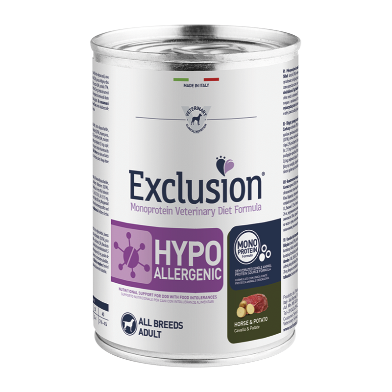 Exclusion - Diet Hypoallergenic Cavallo e Patate 400 g