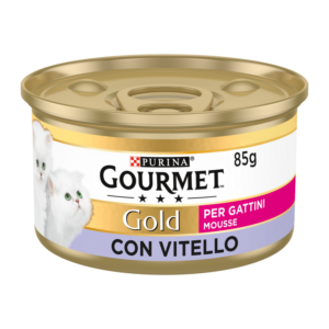 Gourmet Gold - Mousse - per Gattini con Vitello 85 g