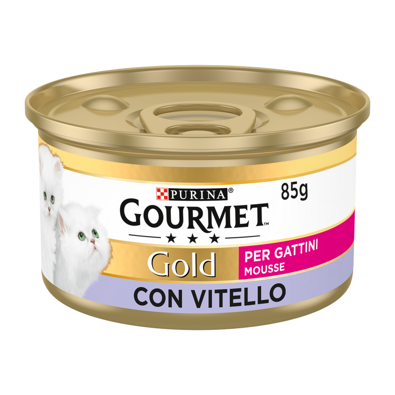 Gourmet Gold - Mousse - per Gattini con Vitello 85 g
