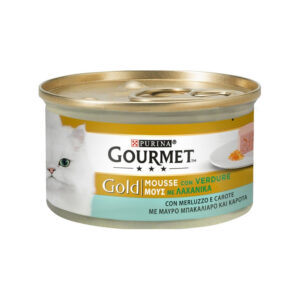 Gourmet Gold - Mousse - con Verdure Merluzzo e Carote 85 g