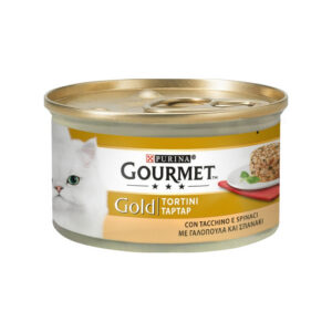 Gourmet Gold - Tortini - con Tacchino e Spinaci 85 g