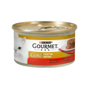 Gourmet Gold - Tortini - con Manzo e Pomodori 85 g