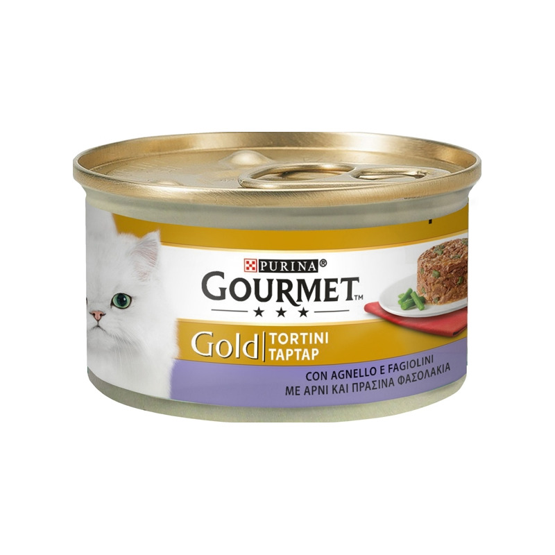 Gourmet Gold - Tortini - con Agnello e Fagiolini 85 g