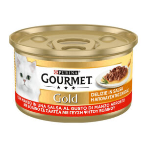 Gourmet Gold - Delizie in Salsa - con Manzo 85 g