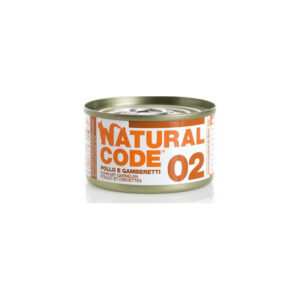 Natural Code - Gatto 02 Pollo e Gamberetti 85 g