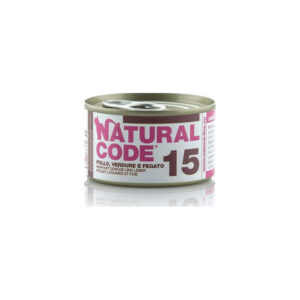 Natural Code - Gatto 15 Pollo Verdure e Fegato 85 g