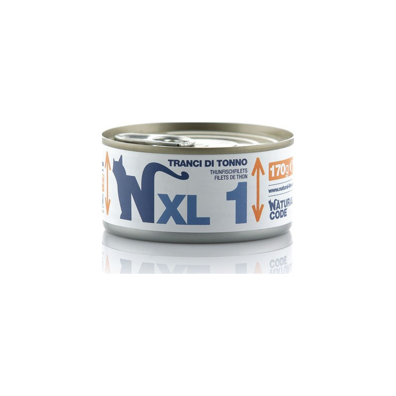 Natural Code - Gatto XL 1 Tranci di Tonno 170 g