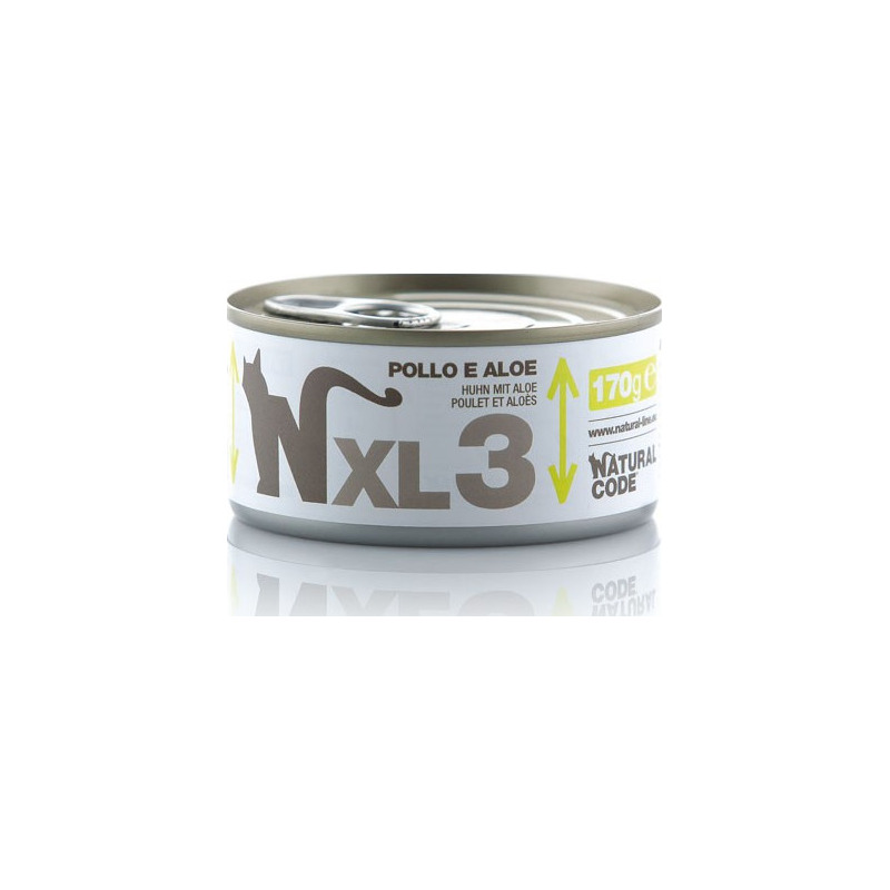 Natural Code - Gatto XL 03 Pollo e Aloe 170 g
