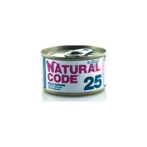 Natural Code - Gatto 25 Pollo e Sardine in Jelly 85 g