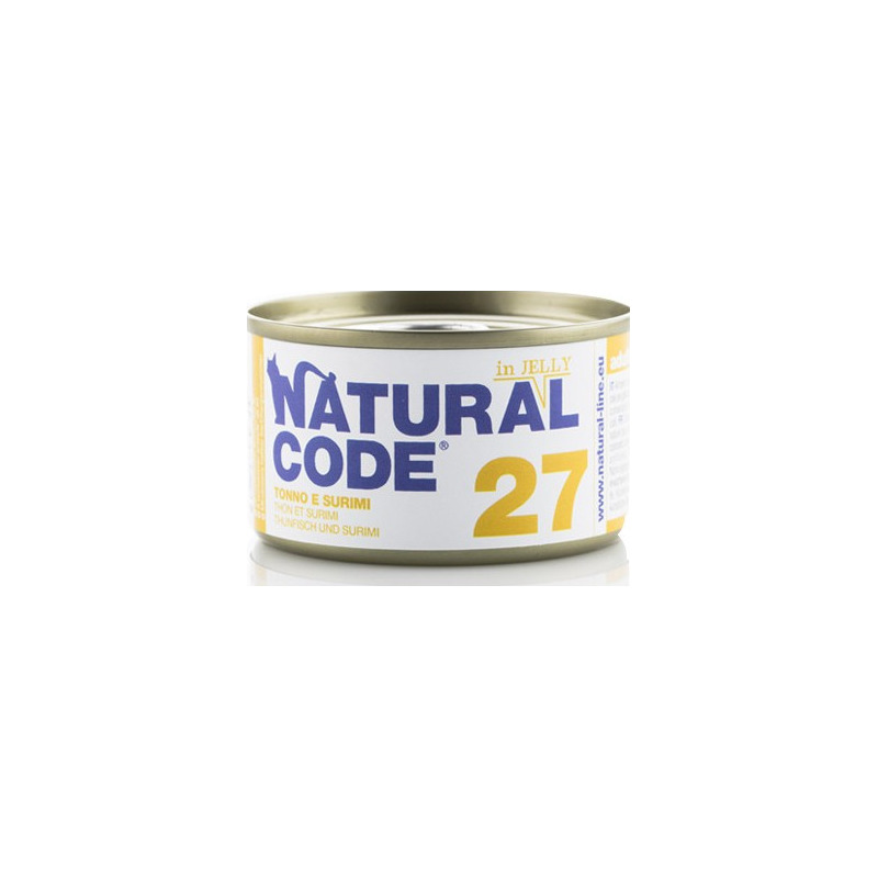 Natural Code - Gatto 27 Tonno e Surimi in Jelly 85 g