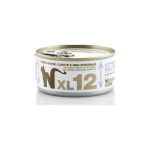 Natural Code - Gatto XL 12 Tonno Patate Carote e Riso Integrale 170 g