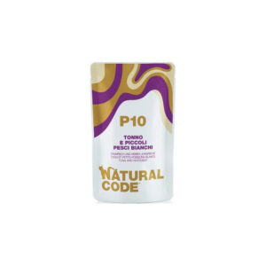 Natural Code - Gatto P10 Tonno e Piccoli Pesci Bianchi 70 g