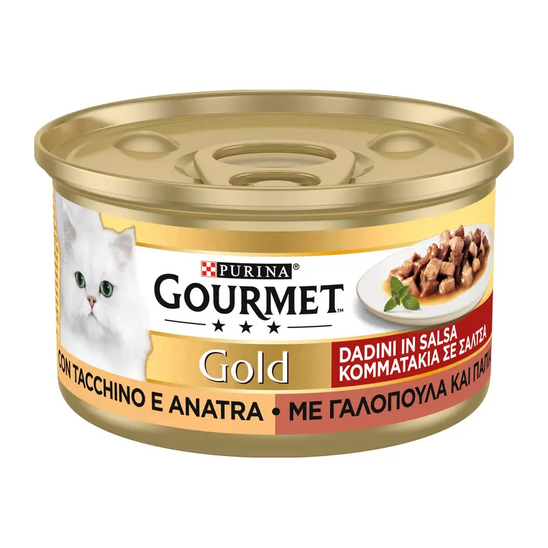 Gourmet Gold - Dadini - in Salsa Tacchino e Anatra 85 g