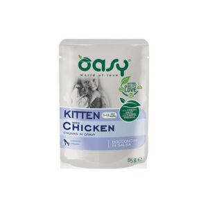 Oasy - Bocconcini in Salsa Kitten con Pollo 85 g
