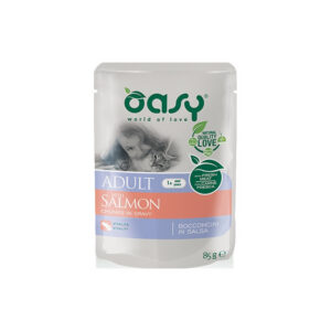 Oasy - Bocconcini in Salsa Adult con Salmone 85 g