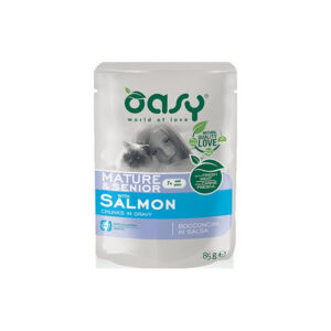 Oasy - Bocconcini in Salsa Mature & Senior con Salmone 85 g