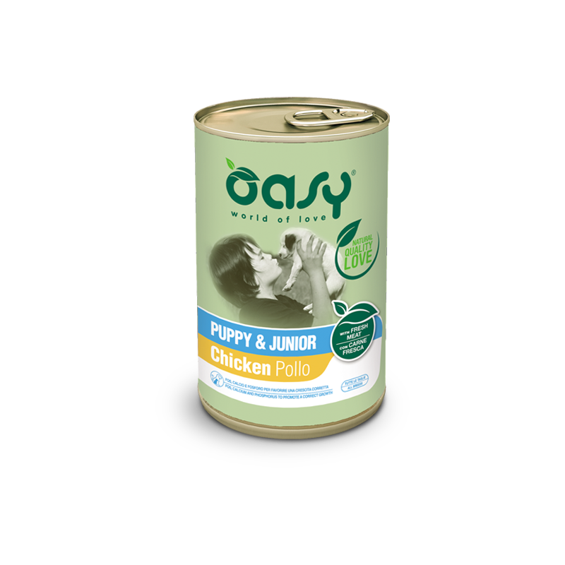 Oasy - Lifestage Patè Puppy & Junior 400 g