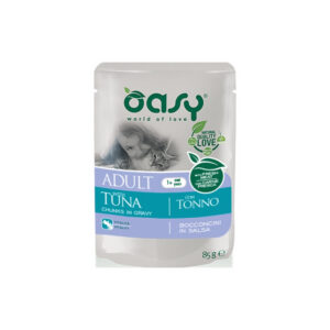 Oasy - Bocconcini in Salsa Adult con Tonno 85 g