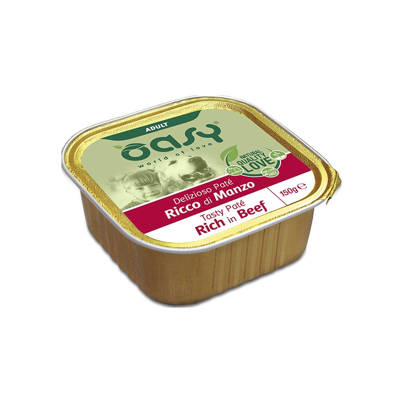 Oasy - Delizioso Patè Ricco di Manzo 150 g