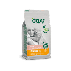 Oasy - Lifestage Gatto Adult Light in Fat Pollo 1,5 Kg