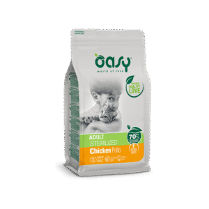 Oasy - Lifestage Gatto Adult Sterilized Pollo 1,5 Kg