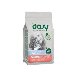 Oasy - One Animal Protein Puppy & Junior Mini Salmone 2,5 Kg