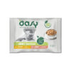 Oasy - Bocconcini in Salsa Adult Multipack per Gatti Sterilized 4 x 85 g