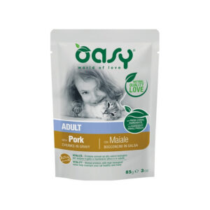 Oasy - Bocconcini in Salsa Adult con Maiale 85 g