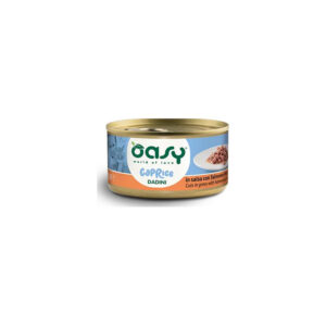 Oasy - Cat Adult Caprice Dadini in Salsa Con Salmone e Pollo 85 g