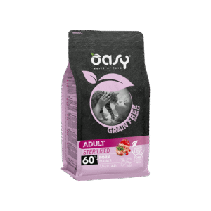 Oasy - Gatto Grain Free Adult Sterilized con Maiale