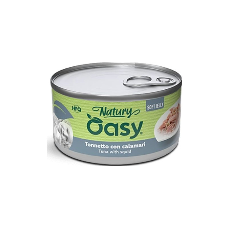 Oasy - Cat Adult Natury Tonnetto Con Calamari Soft Jelly 85 g