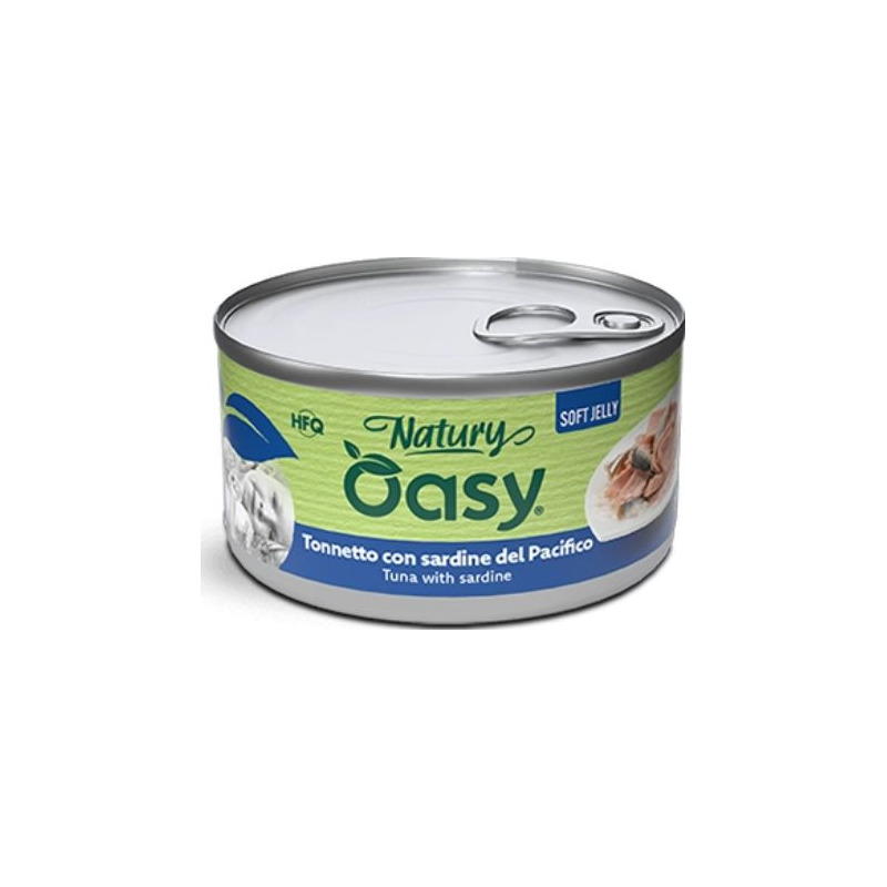 Oasy - Cat Adult Natury Tonnetto Con Sardine Soft Jelly 85 g