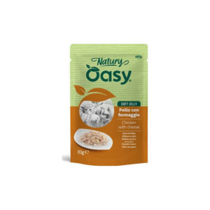Oasy - Cat Adult Natury Pollo Con Formaggio Soft Jelly 70 g