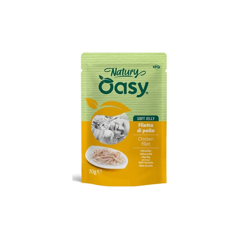 Oasy - Cat Natury Filetto Di Pollo Soft Jelly 70 g