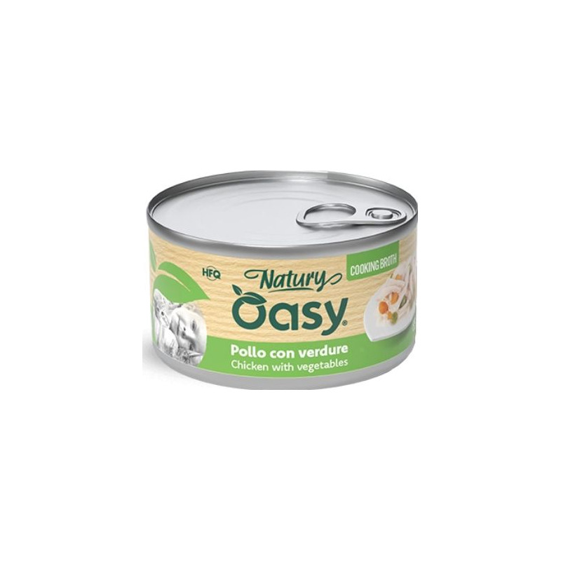Oasy - Cat Natury Cooking Broth Pollo Con Verdure 85 g