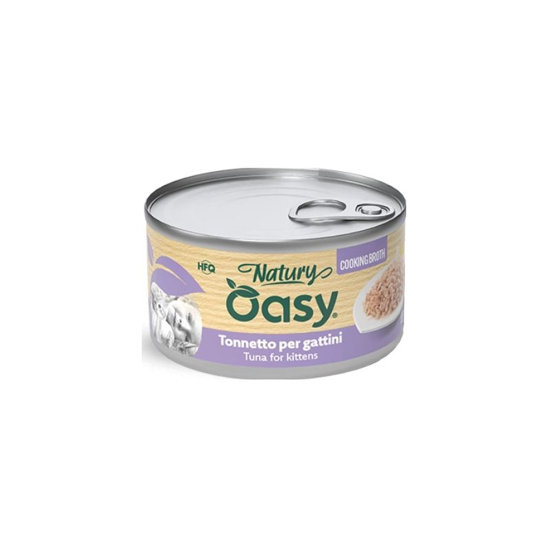 Oasy - Cat Kitten Natury Cooking Broth Tonnetto 85 g